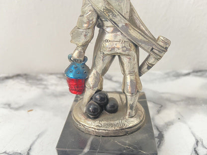 Statue signed Simonelli in silver. 925