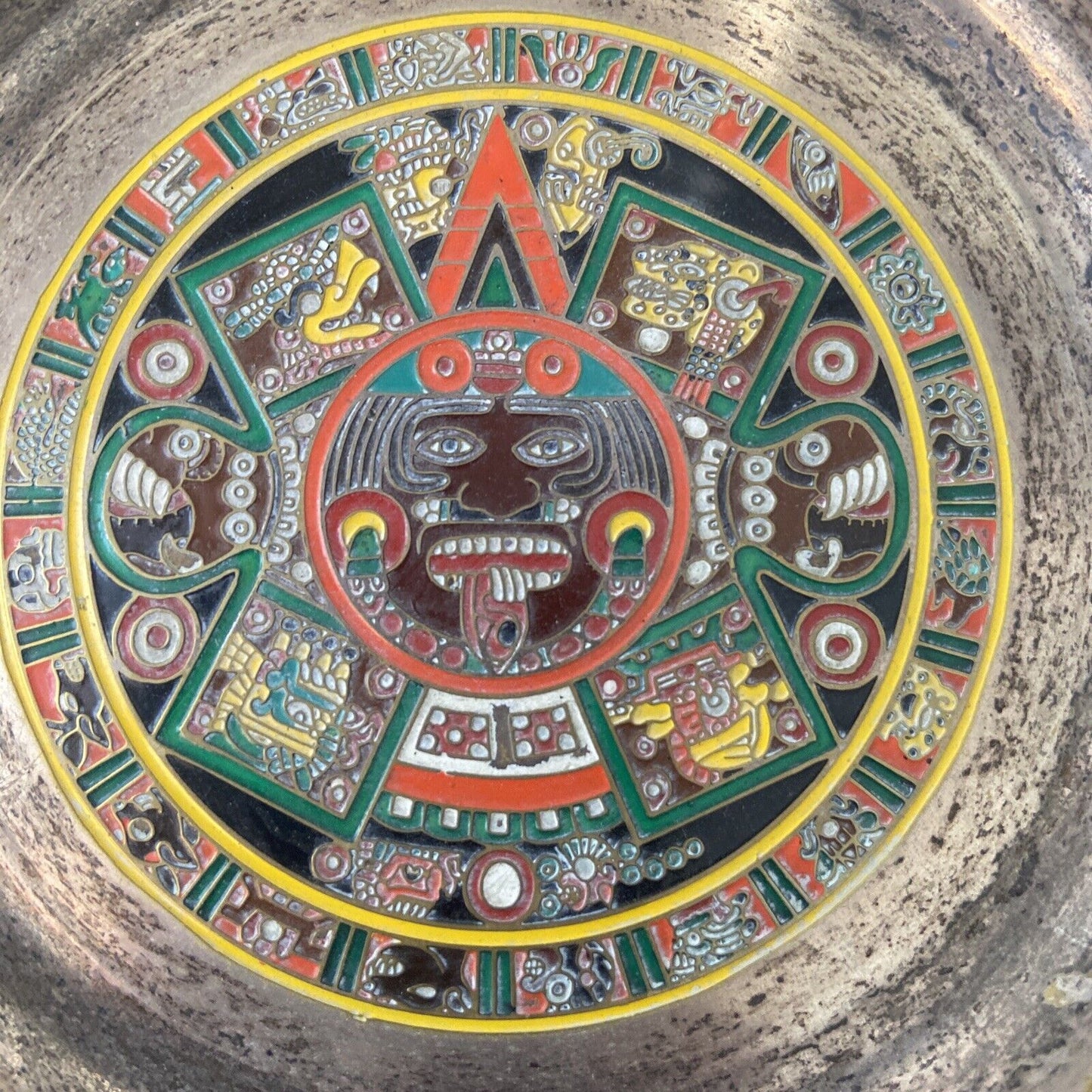 Aztec Calendar Saucer