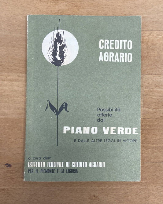 Credito agrario piano verde