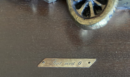 Fiat Mod. 0 Placcato Argento Su Legno