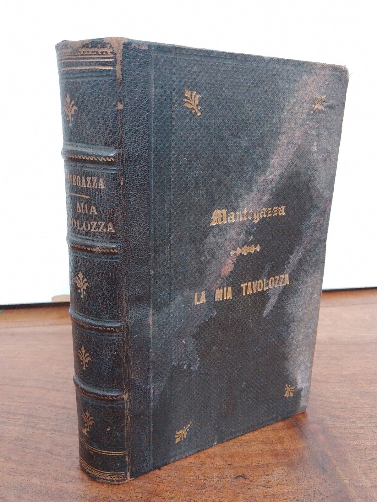 La mia tavolozza, P. Mantegazza, Zanichelli, autografato, 1878, raro