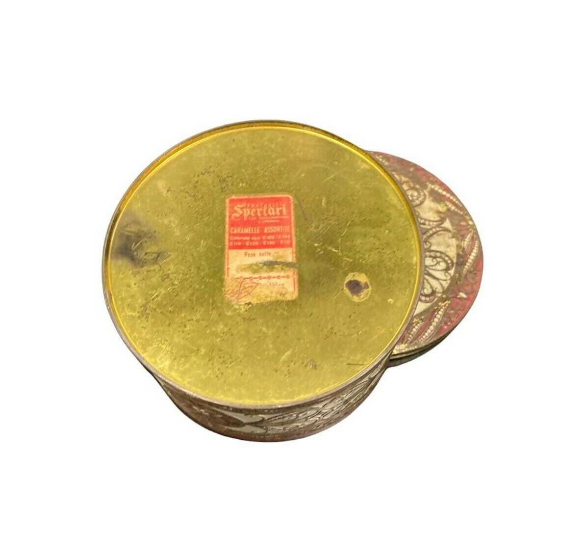 Sperlari tin box with lid