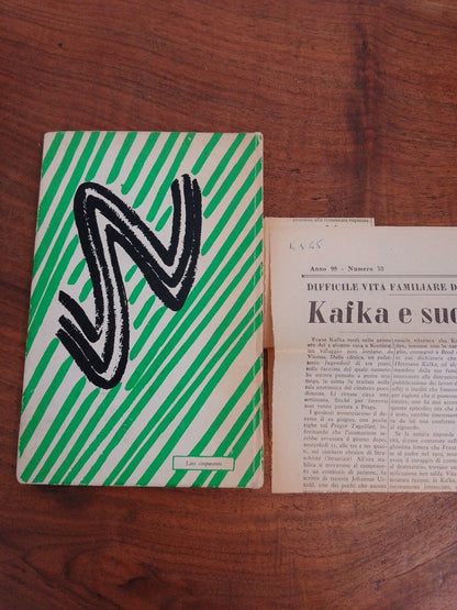 Lettre au Père, F. Kafka, L'Essaieur, 1959 + Article