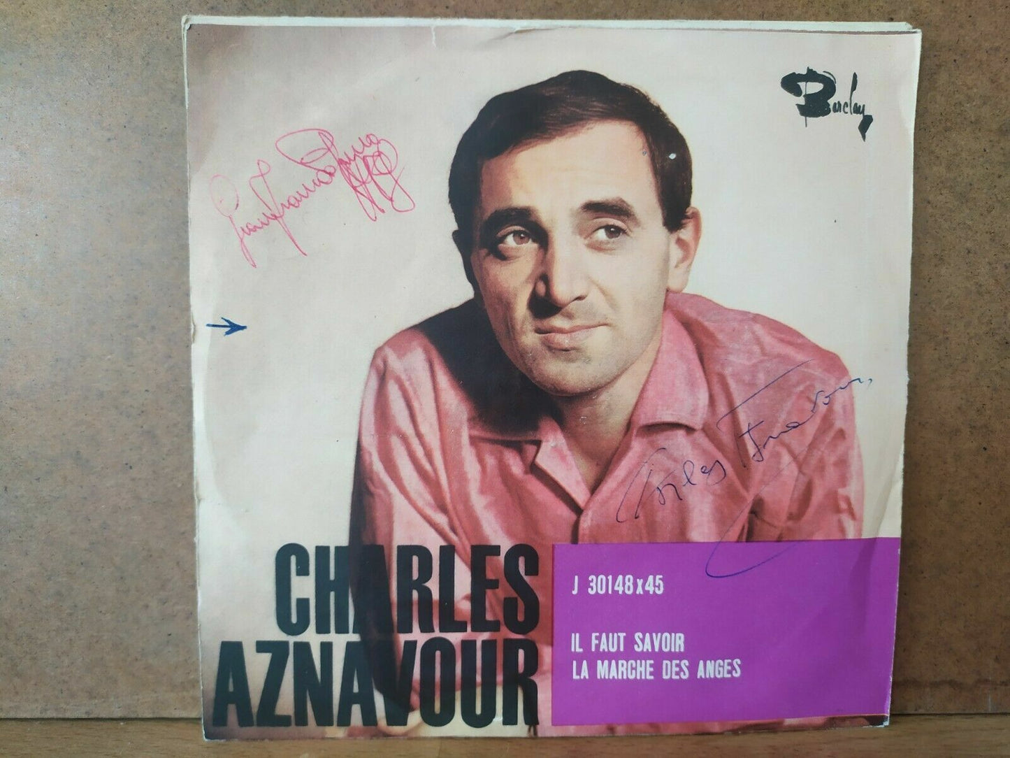 Charles Aznavour – Il Faut Savoir / La Marche Des Anges