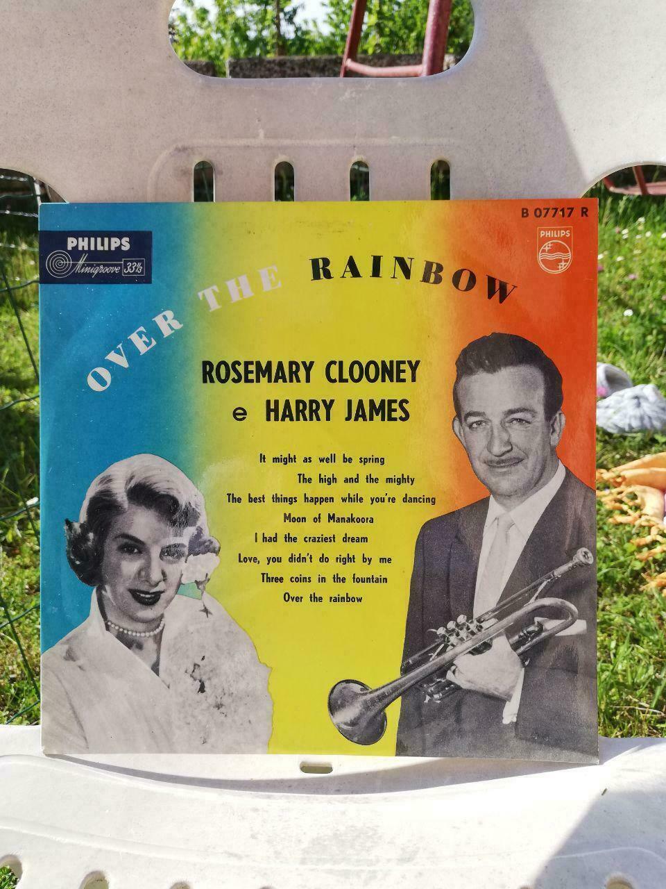 ROSEMARY CLOONEY HARRY JAMES - OVER THE RAINBOW - LP 10" VINILE VINYL 33 GIRI