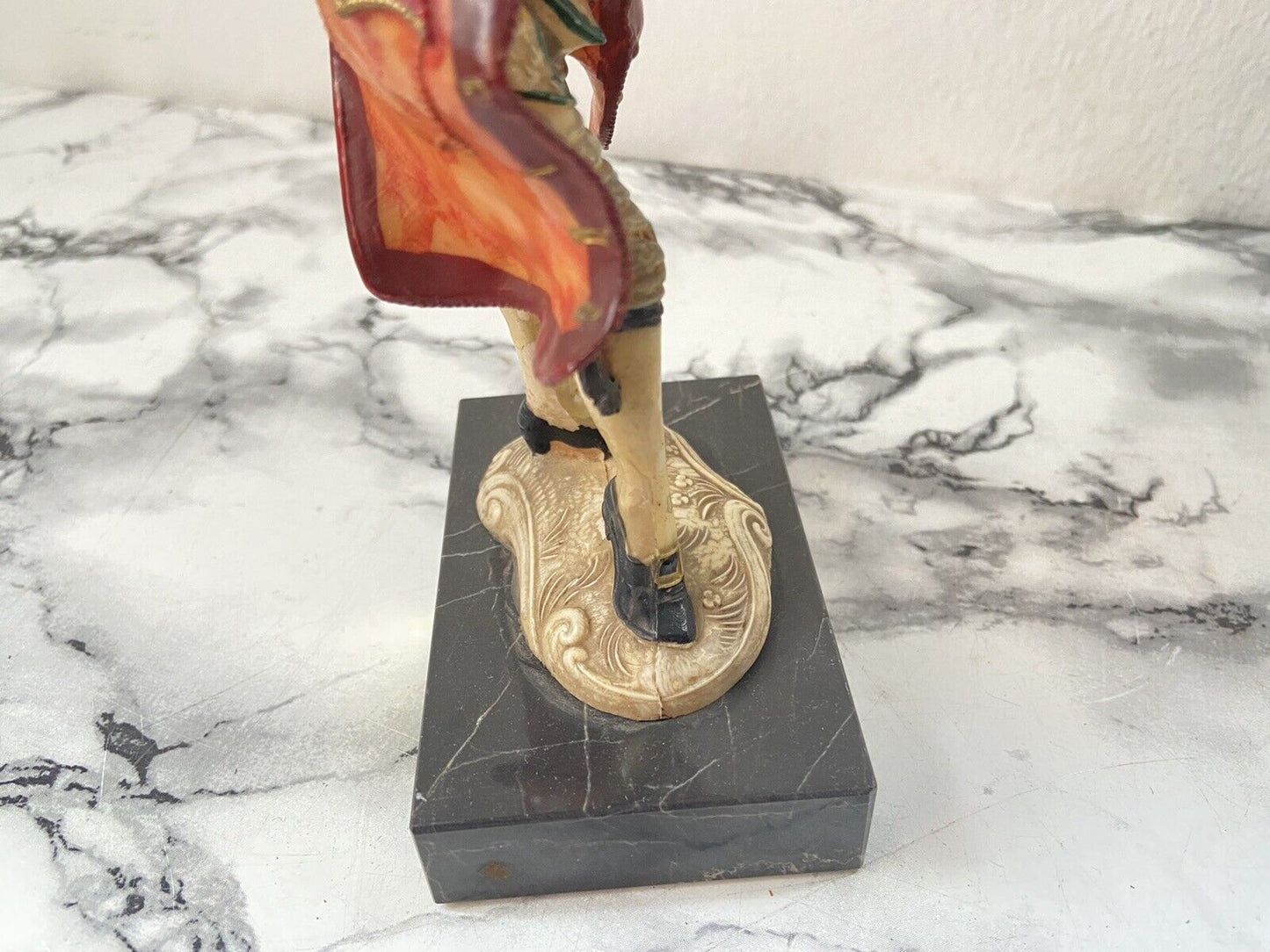 San Remoi Plastic Figurine With Carrara Marble Base