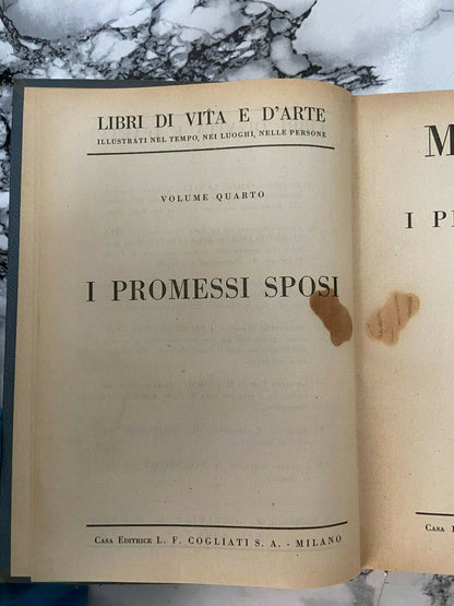 A. Manzoni - I Promessi Sposi - Volume quarto - Cogliati