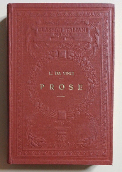 Leonardo Da Vinci, PROSE, UTET.