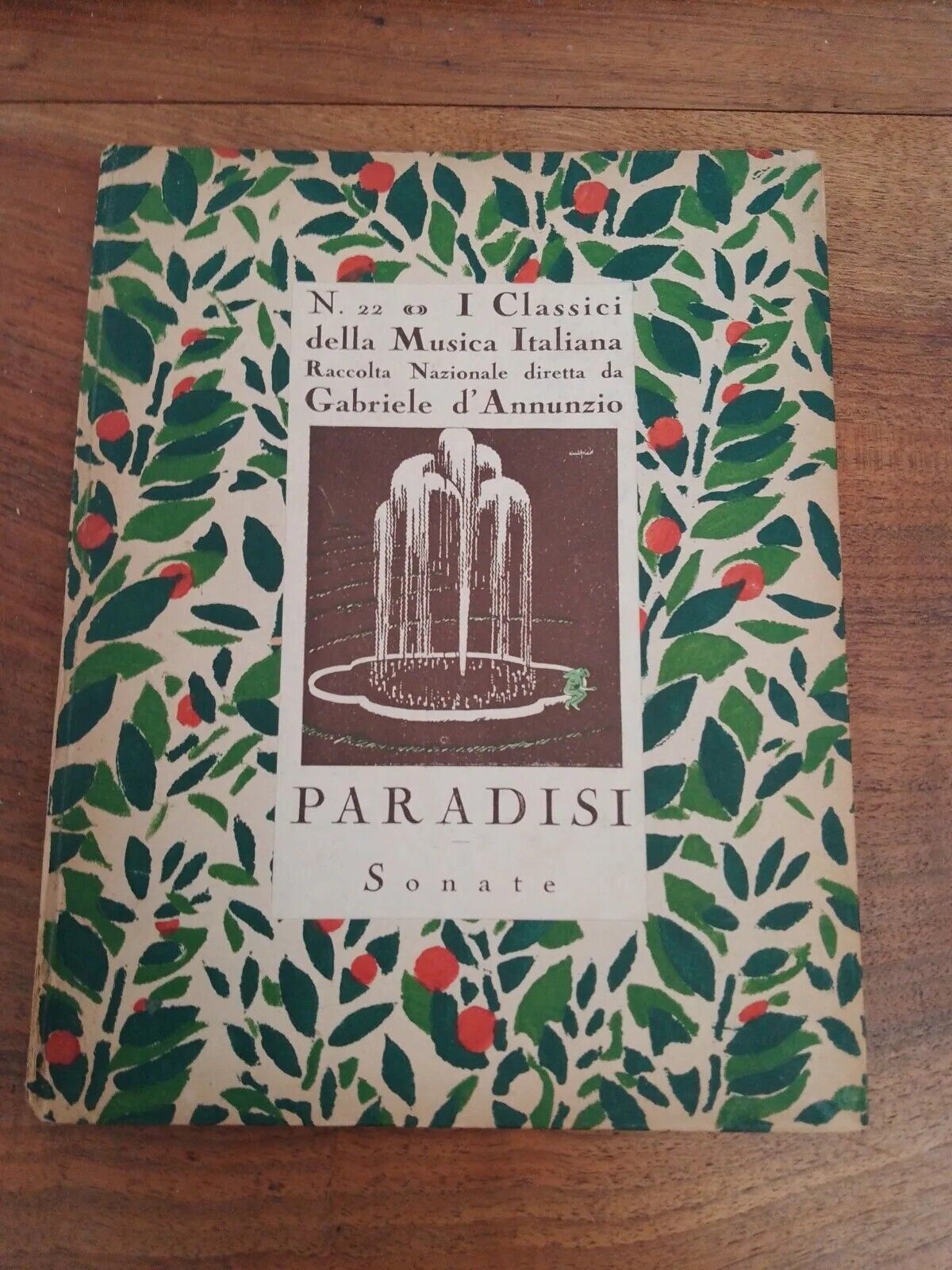 Paradisi, Sonates, Società Anonima Notari, 1919