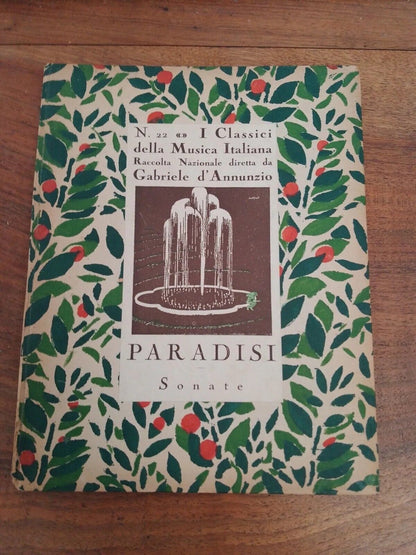 Paradisi, Sonates, Società Anonima Notari, 1919