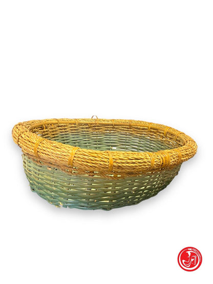 Cesto in vimini verde