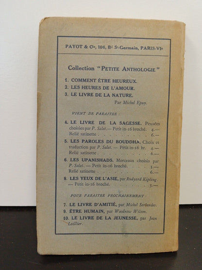 Les yeux de l'asie - R. Kipling - Payot 1921 Rare