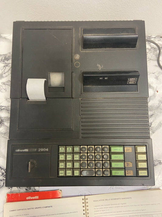 Caisse enregistreuse Olivetti ancienne - CRF 2904