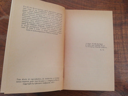 Les faux-monnayeurs, A. Gide, Gallimard, 1925