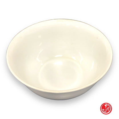 White ceramic salad bowl