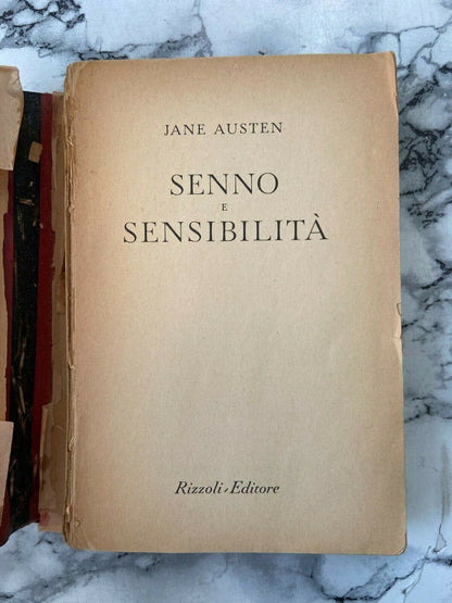 Libro - Jane Austen - Senno e sensibilità