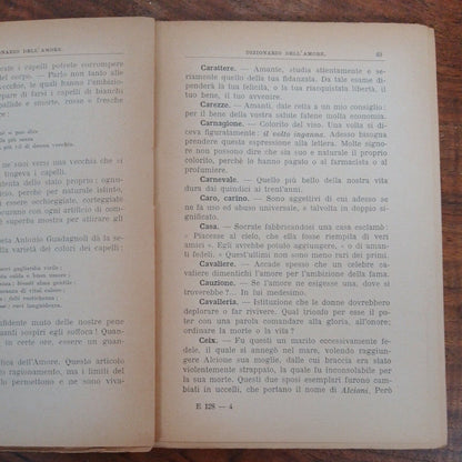 Dictionnaire de l'Amour, G.Baccini,