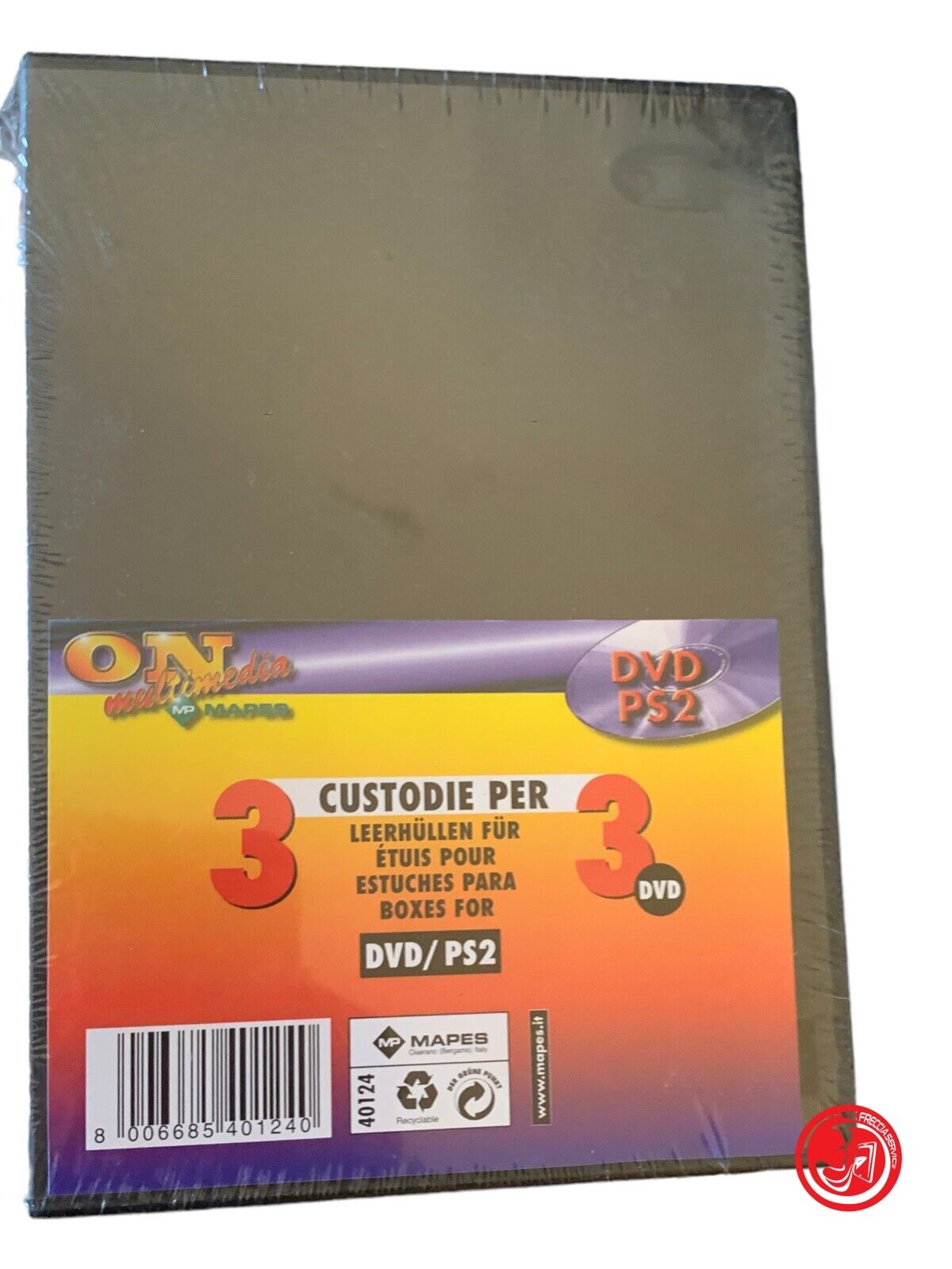 3-PIECE DVD CASES