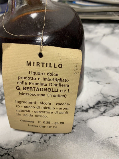 Liqueur de myrtille Bertagnolli 0,25
