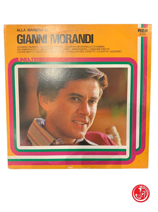 Gianni Morandi - Alla Maniera Di Gianni Morandi