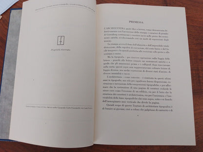 TREATY OF TYPOGRAPHIC ARCHITECTURE, Carlo Frassinelli, 1929