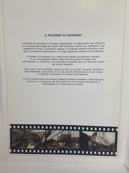LE POLYHEDRO DE LEONARDO - Vidéodisque / Disque Laser - Multigramme - "Effet Nuit"