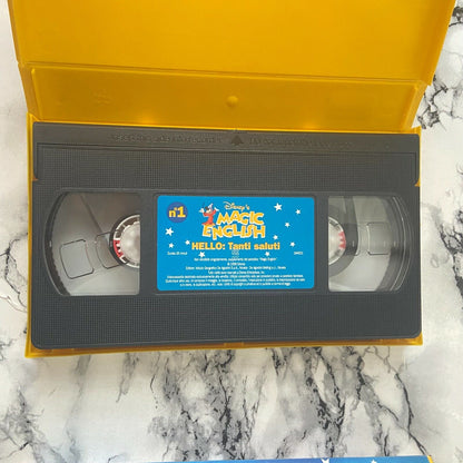 Videocassette - Magic English, The family, Many greetings (N^ 1-2)