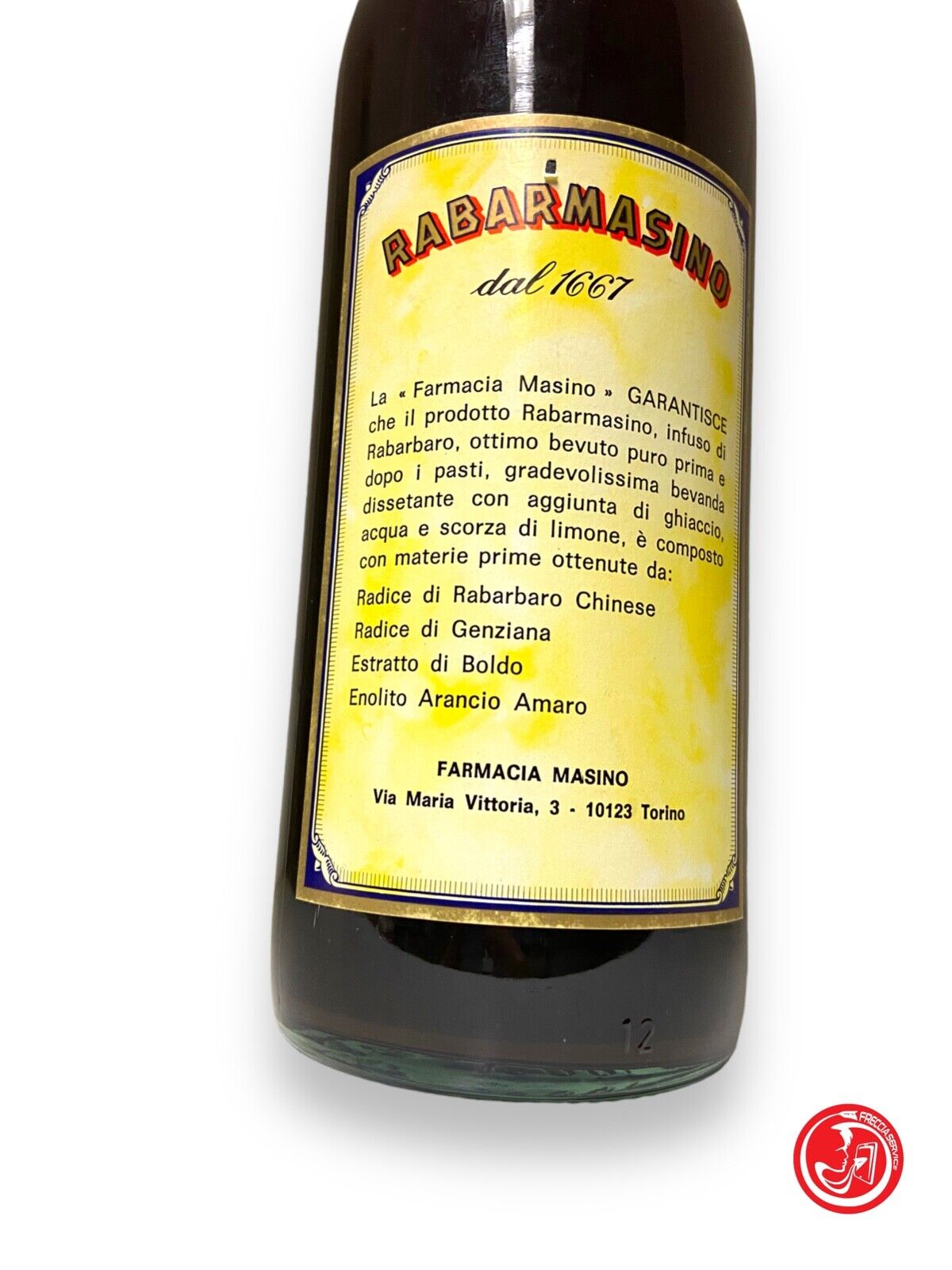 Bottle of Rhubarb - Rabarmasino - 15.5% 