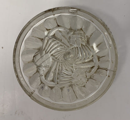 Raised glass plate