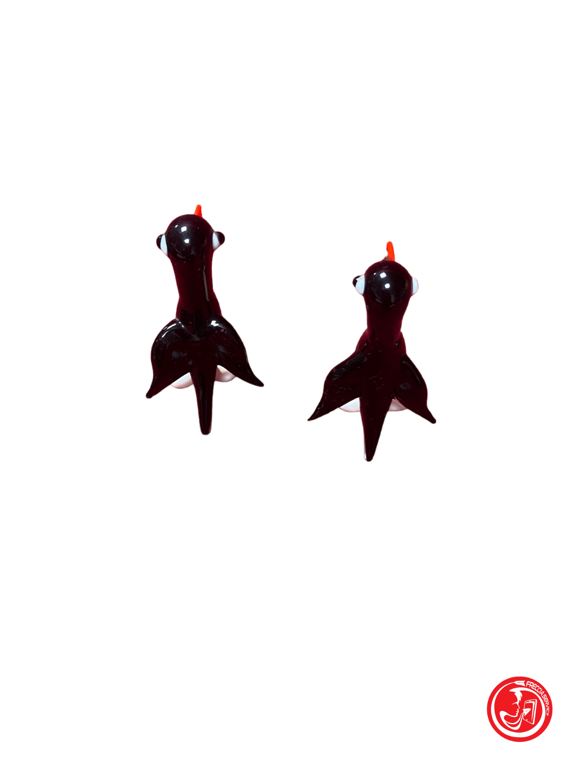 Glass ornaments - penguins