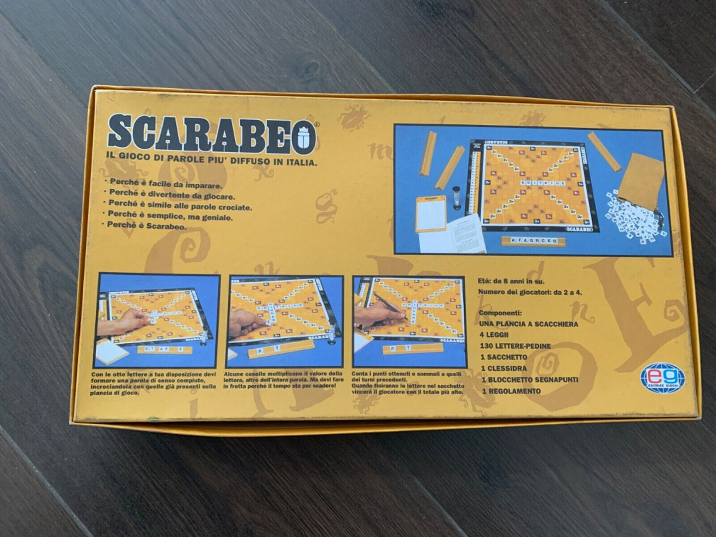Gioco da tavolo Scarabeo anni 90