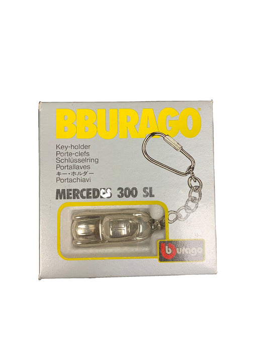 Vintage Burago Mercedes 300 SL key ring