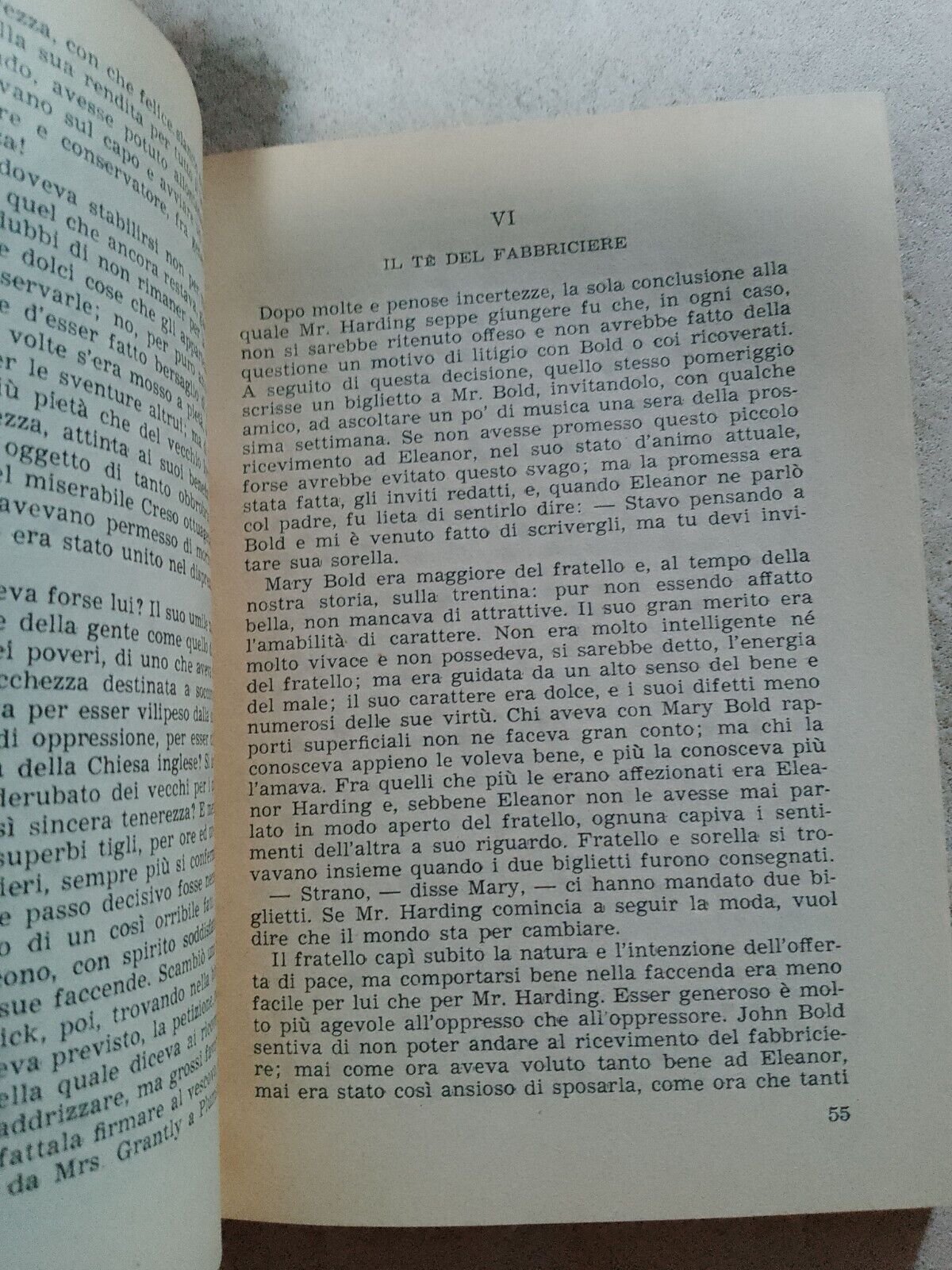 Gli scrupoli di Mister Harding, A. Trollope, BUR 1952