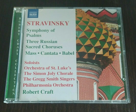 Stravinsky - Symphony Of Psalms, Mass, Cantata, Bab