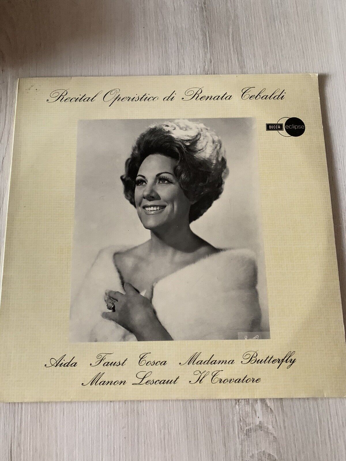 Recital operistico di Renata Tebaldi - Orchestre de la Suisse Romande