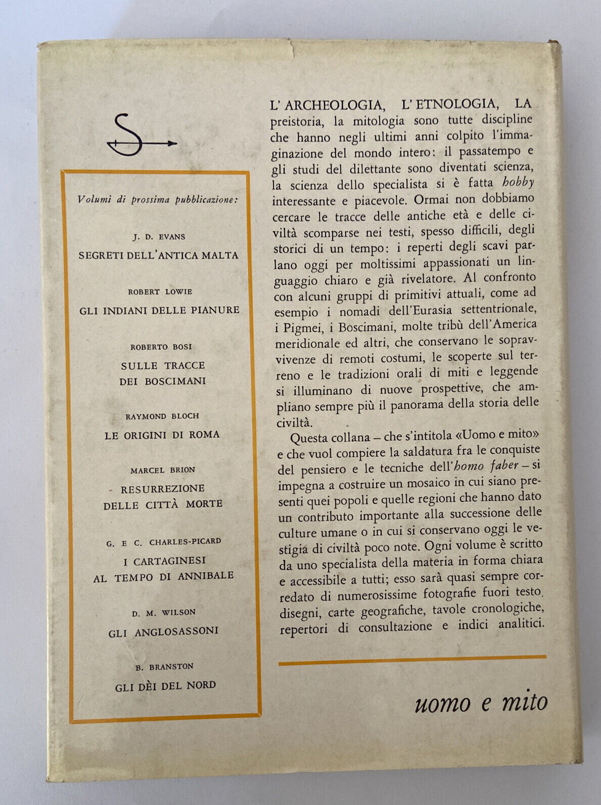 Raymond Bloch Gli Etruschi Terza Edizione il Saggiatore 1961