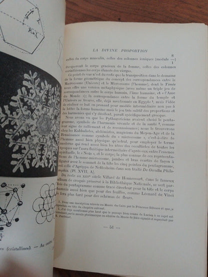 Le nombre d'or, M.C. Ghika, Tome I-II, Gallimard, RARO