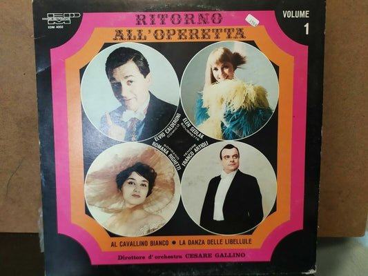 Cesare Gallino – Return to Operetta Volume 1 