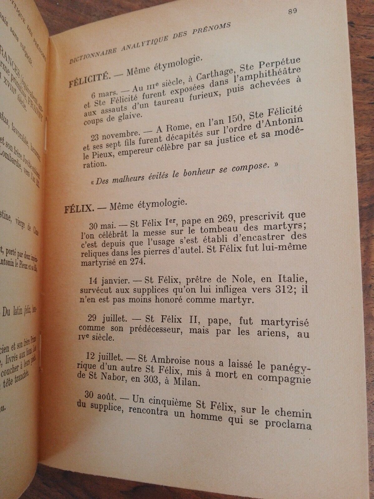 Dictionnaire Analitique des prenoms, A.Audebert, Calmann-Levy, 1956