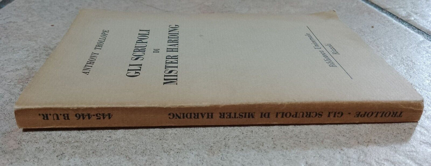 The Scruples of Mister Harding, A. Trollope, BUR 1952