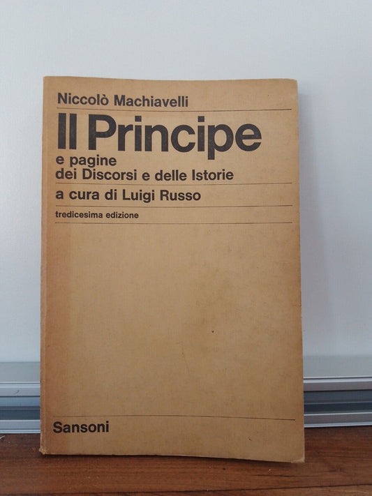 The Prince, N.Machiavelli, Sansoni 1967