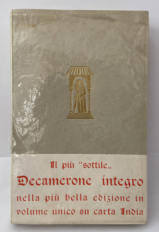 Il Decamerone Integro • Il Piu Sottile • Volume Unico Su Carta India