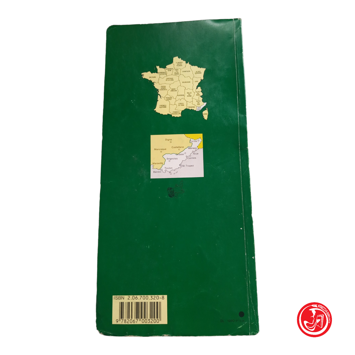 COTE D'AZUR Principality of Monaco MICHELIN Guide French edition 1990