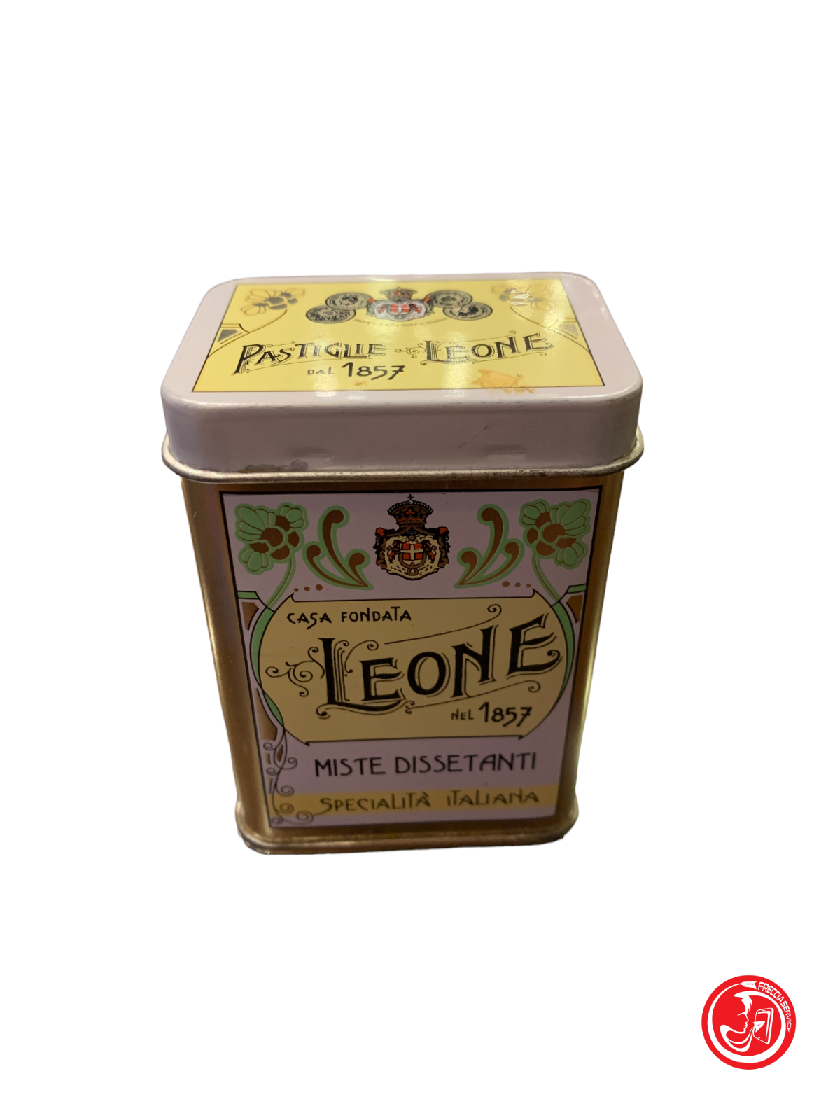 Tin box of Pastiglie Leone