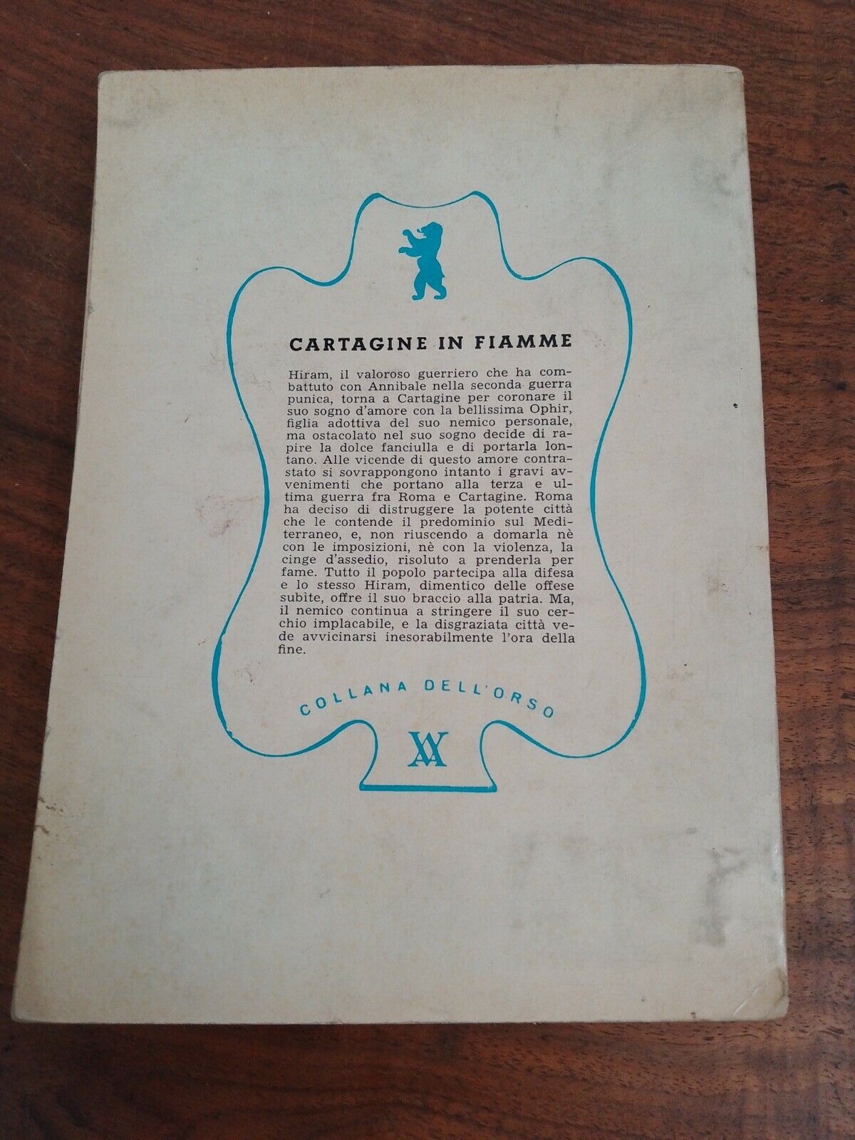 Cartagine In Fiamme, E.Salgari, A.Vallardi Ed., 1959