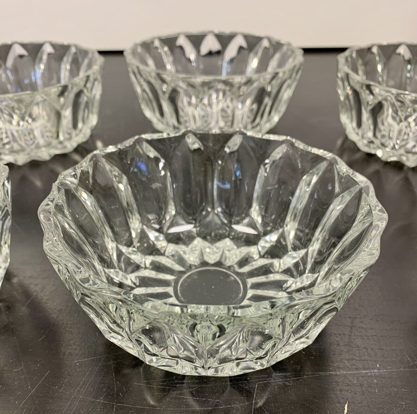 Set of 6 glass cups