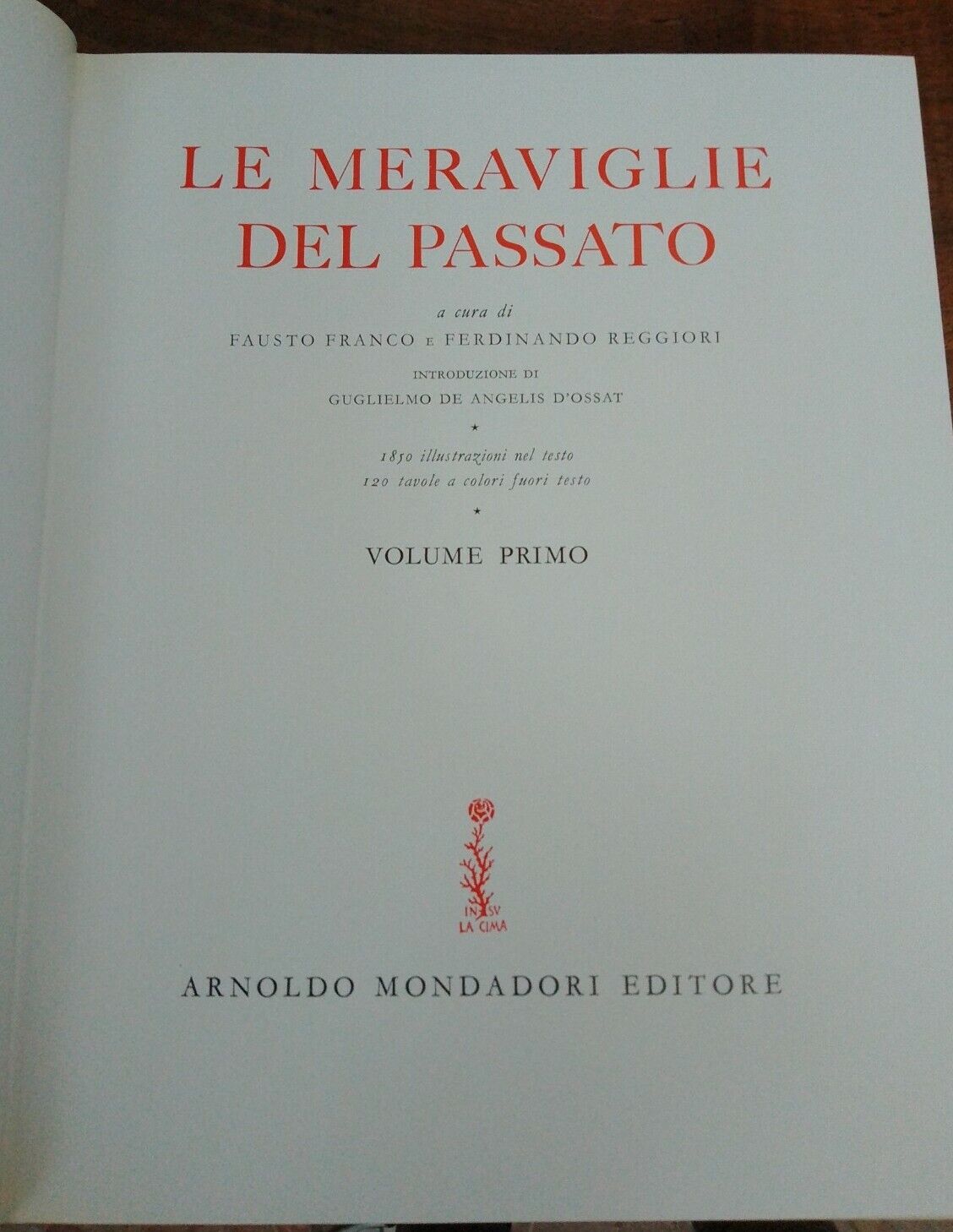 Le Meraviglie Del Passato, Mondadori, 3vol. Cofanetto, 1958