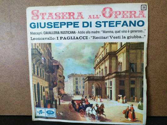 Stasera all'Opera - Giuseppe di Stefano, Cavalleria Rusticana / I Pagliacci