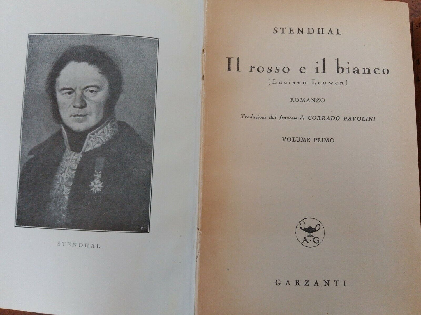 Le Rouge et le Blanc, tomes un et deux, Garzanti, 1944