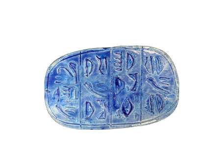 Egyptian blue scarab souvenir